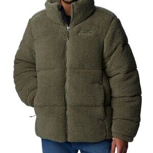 Men's Columbia Sportwear Insulated Puffect Sherpa puffer jacket winter SZ   M